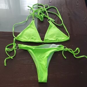 Bright Neon Green Bikini Set